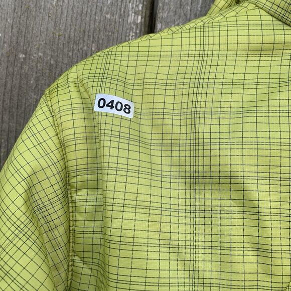 COLUMBIA Jacket Womens Sz Medium Bright Yellow Quilted Core Interchange - Picture 16 of 16